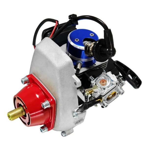 画像1: 26CC 水冷 2ストローク ガソリンエンジン (船舶モデル専用) S22d8591736046 (1)
