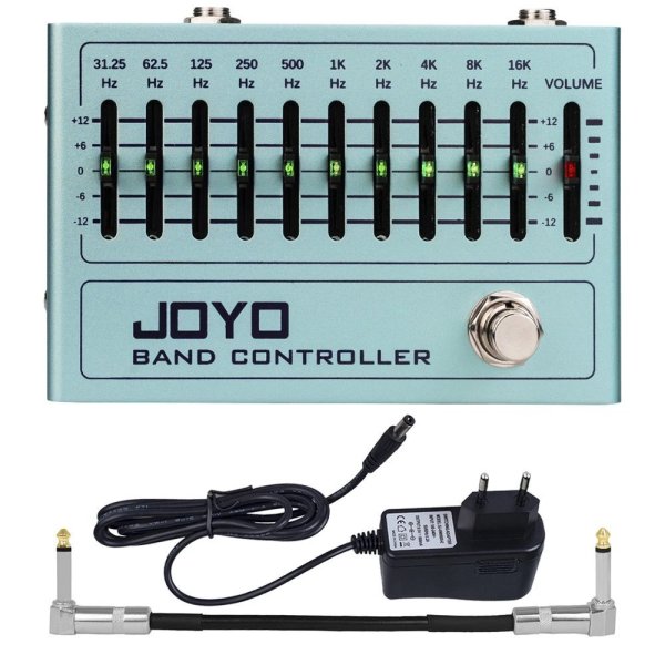 画像1: JOYO ギターエフェクトペダル R-12 バンドコントローラー イコライザーペダル 31.25Hz-16kHz 10バンドEQ 4/5/6/7弦エレキギター/ベース用 S22d8591764831 (1)