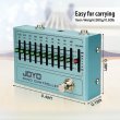 画像5: JOYO ギターエフェクトペダル R-12 バンドコントローラー イコライザーペダル 31.25Hz-16kHz 10バンドEQ 4/5/6/7弦エレキギター/ベース用 S22d8591764831 (5)