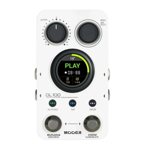 画像1: MOOER GL100 ギター ルーパー ドラムマシン 100プリセット S22d8601670171 (1)