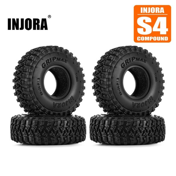 画像1: INJORA 1.3インチ 68mmタイヤ 4個 RCクローラー S22d8605737770 (1)