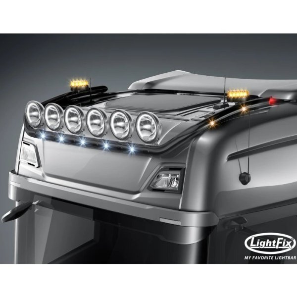 画像1: タミヤ 1/14 RCトラック スカニア 770s 56371 ボルボ 56360 1/14 RCトラクタートレーラー DIYパーツ用LEDドームライトランプ S22d8607223917 (1)