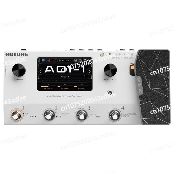 画像1: Hotone Ampero II ギター ベース アンプ モデリング マルチエフェクト ペダル MP-350 S22d8612083140 (1)