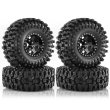 画像7: RS RC 120mm メタル 1.9インチ ビードロックホイールリム ゴムタイヤセット 1/10 RCクローラーカー Traxxas TRX4 RC4WD D90 Axial SCX10 II III MST用 S22d8660401166 (7)
