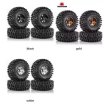画像9: RS RC 120mm メタル 1.9インチ ビードロックホイールリム ゴムタイヤセット 1/10 RCクローラーカー Traxxas TRX4 RC4WD D90 Axial SCX10 II III MST用 S22d8660401166 (9)