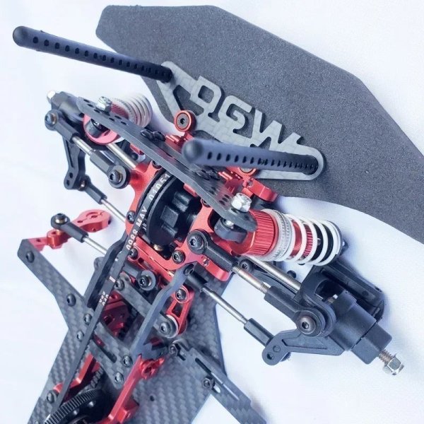 画像4: 1/10 RCカー オンロード 車体 フレーム 260mm ホイールベース 4WD 駆動系 レーシングカー パーツ アップグレード S20d8664531633 (4)