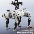 画像1: 1613個 RCロボット犬 MOCビルディングブロック 知育玩具 クリスマス S22d8670297874 (1)