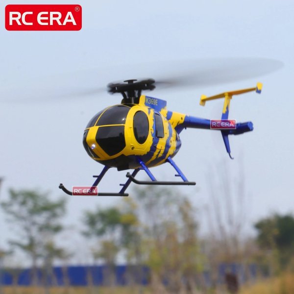 画像3: RC ERA C184 BNF ミニ MD500 ヘリ 光学フロー 100サイズ ジャイロ安定 4CH ラジコン機 S22d8674159113 (3)