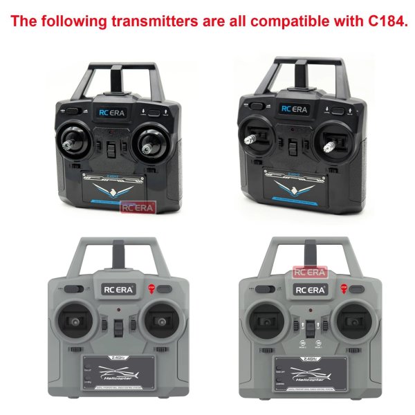 画像6: RC ERA C184 BNF ミニ MD500 ヘリ 光学フロー 100サイズ ジャイロ安定 4CH ラジコン機 S22d8674159113 (6)