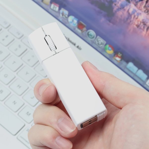 画像5: ミニワイヤレス3モードマウス 2.4G Bluetooth 高精度ポータブル光学ミュート小型オフィスマウス ノートパソコンとデスクトップ用 S25d8675609483 (5)