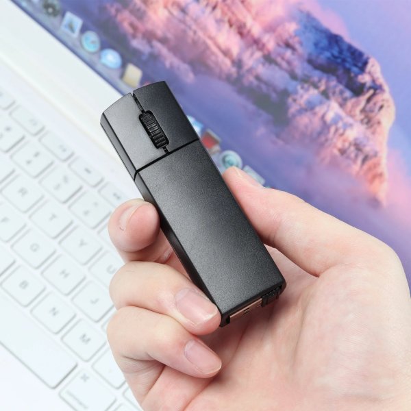 画像6: ミニワイヤレス3モードマウス 2.4G Bluetooth 高精度ポータブル光学ミュート小型オフィスマウス ノートパソコンとデスクトップ用 S25d8675609483 (6)