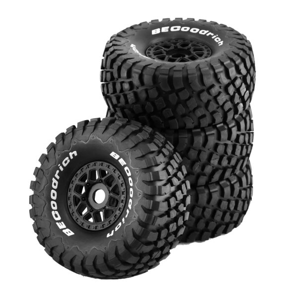 画像1: 1/8 1/7 RCトラックタイヤ ホイール 4個 OD138mm Traxxas UDR Mojave S22d8734561660 (1)
