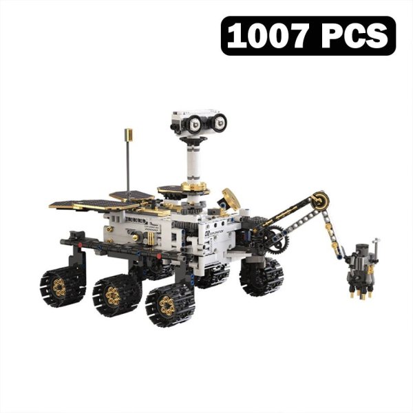 画像7: MOC 科学技術 火星探査ローバー モデル ビルディングブロック レンガキット RCプログラミングアプリ 教育玩具 子供用 ギフト S20d8738473486 (7)