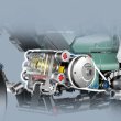 画像4: 1/8 ヴィンテージバイク 628個 レーシングモデル ブロック S22d8766000238 (4)