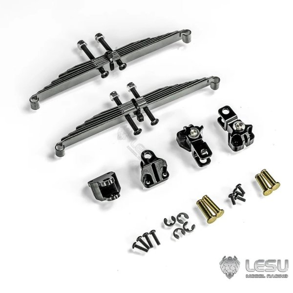 画像3: X-8011: RC 1/14 モデルトラック パワーフロントアクスル リーフスプリング フロントサスペンション LESU X-8011 タミヤ 1/14 RC トラクタートラックパーツアクセサリー S25d8767188715 (3)