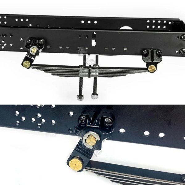 画像4: X-8011: RC 1/14 モデルトラック パワーフロントアクスル リーフスプリング フロントサスペンション LESU X-8011 タミヤ 1/14 RC トラクタートラックパーツアクセサリー S25d8767188715 (4)