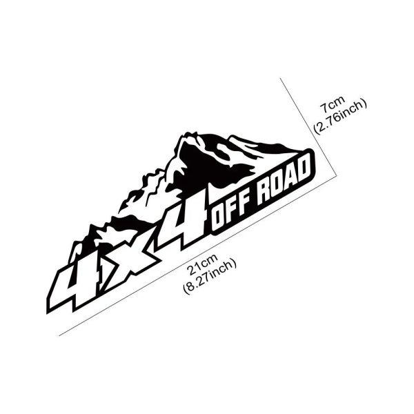 画像6: 車用ステッカー 4x4 オフロード マウンテンステッカー 防水ビニールフィルム カーアクセサリー PVC 自動車外装装飾 S20d8773329020 (6)