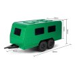 画像2: INJORA トラベル キャンピングカー トレーラー ヒッチ付き 1/18 RC クローラー TRX4 M 用 S22d8777505024 (2)