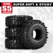 画像5: INJORA S5 1.0インチ クリングオンタイヤ 64×24mm 1/18 1/24 RCクローラー用 S22d8790698262 (5)