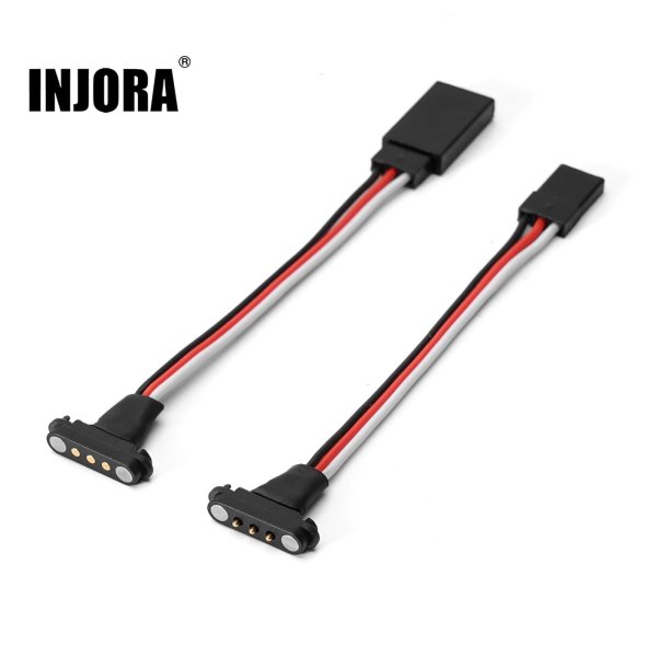 画像1: INJORA マグネット式スナップオン JR 延長ケーブル RCモデル用 (34.5cm) S22d8877024771 (1)