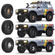 画像6: 1.9インチ ビードロックホイール＆タイヤ リム オフセット 8.9mm 4個 外径 4.53インチ 1/10 RCクローラーカー TRX4 TRX6 SCX10 90046 CC01 D90 D110用 S22d8894266883 (6)