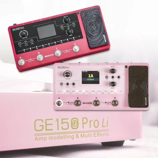 画像1: MOOER GE150 Pro Li ギターペダル MNRS モデリング技術 内蔵9時間バッテリー 200プリセット IRローダー マルチエフェクトギターペダル S22d8905351226 (1)