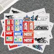 画像1: 30x40cm N-NOSステッカー モトステッカー 自動車ボディ バンパー 窓 オートバイ ノートパソコン 壁 ビニールフィルム デカール カーチューニングアクセサリー S25d8958642781 (1)