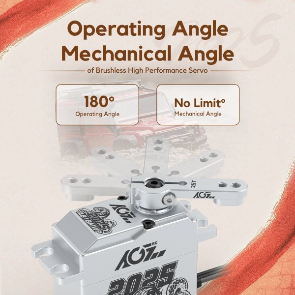 画像4: AGFRC A81BMWP 55KG 防水RCサーボモーター 高トルク フルメタルギア 2025 スペシャルエディション S22d8977729618 (4)