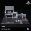 画像2: 1/64 日本車修理工場ジオラマ 駐車場 模型 玩具 ギフト S22d8996055143 (2)