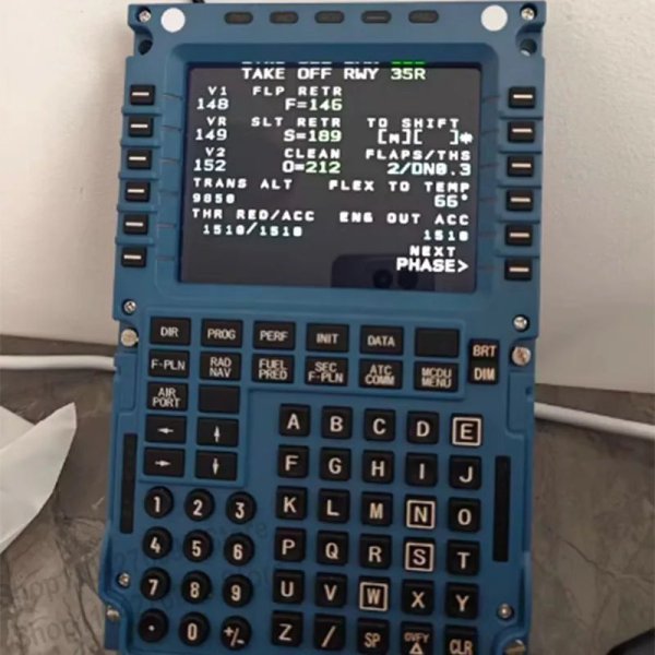 画像1: WINWING フライトシミュレーター MCDU Toliss Fenix フライトコントロールディスプレイ 民間航空コントロールパネル A320 X-Plane MSFS用 S22d8998683790 (1)