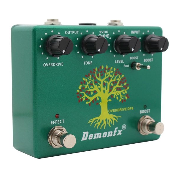 画像1: Demonfx DF8 TS808系オーバードライブブースター ギターエフェクター S22d9016791114 (1)
