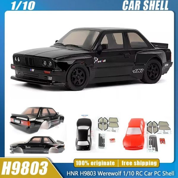 画像1: HNR H9803 カーシェル ウェアウルフ 1/10 RCカー ドリフトカーシェル スプレー塗装またはPCカーシェル ランプ付き グループH9803アクセサリー S22d9041213971 (1)