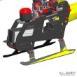 画像2: ALZRC カーボンファイバー ランディングスキッドセット スペアパーツ Devil 505FAST FBL 3D ファンシー RC ヘリコプター 航空機 カーボンファイバー アクセサリー TH18859 S22d9047468870 (2)