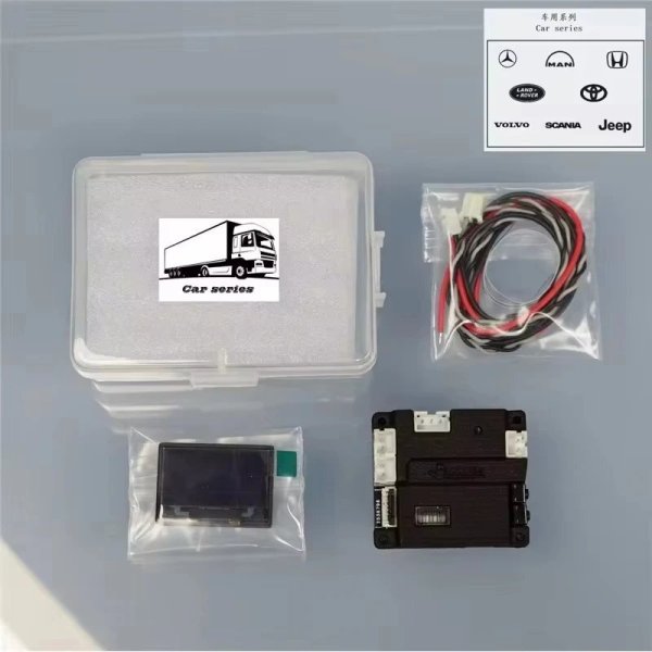 画像1: [ トラック 用B] RC 1/14  トラック ダッシュボードスクリーン LCD タミヤ  1/14 RC トラクター トラック ティッパートレーラー 770S FH16 AROCS ACTROS TGX パーツアクセサリー用 S22d9057181013_2 (1)