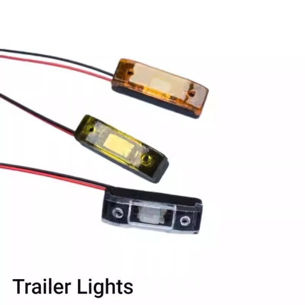 画像3: 幅表示灯 フロントフェイスグリルスポットライト アウトラインライト トロールトラック CBD-05 1/14 タミヤ RC リモコン玩具モデル用 S25d9079500715 (3)