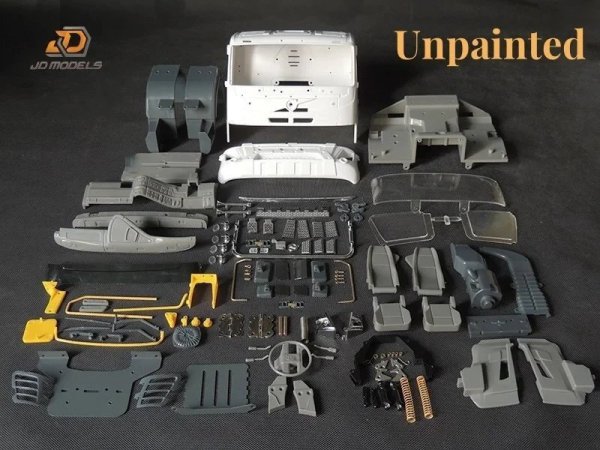 画像1: 未塗装1/14RCトラック キャブ JDM-110 タミヤLESU FMX適合 DIY S22d9144346536_0 (1)