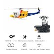 画像5: RTF FLYWING Bell 412 RC ヘリコプター bell412スケール ヘリコプター 6CH 470サイズ ヘリコプター H1フライトコントローラー FLY WING ヘリコプター  S22d9205755624 (5)