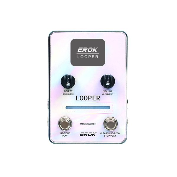 画像1: EROK ルーパーペダル 160分録音 40スロット ギター ベース USB LED S22d9217955023 (1)