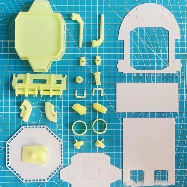 画像1: [Kit] Q版 海洋工学船 模型 キット 288mm DIY 手作り ラジコン S22d9240645820_1 (1)