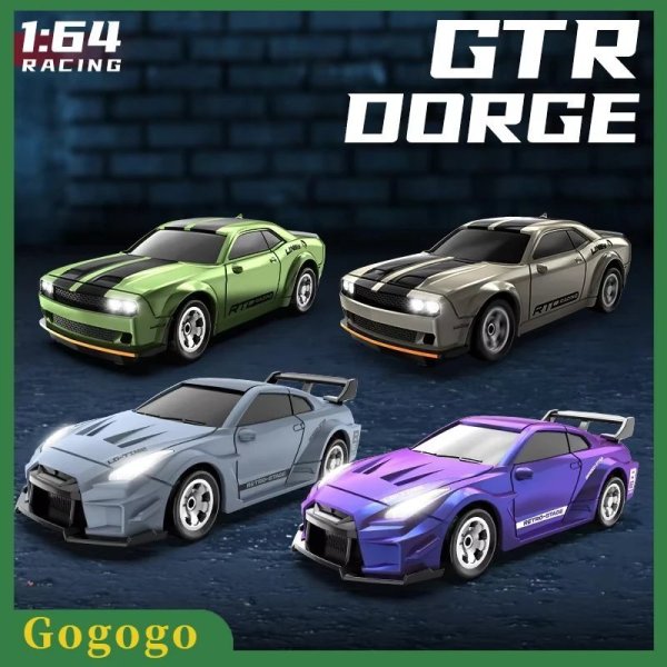 画像1: 1/64 RCドリフトカー フルプロポ4x4 最高15km/h ミニRTR レーシング ギフト S22d9242299250 (1)