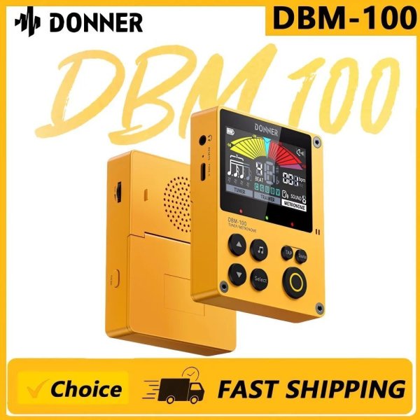 画像1: DONNER 電子メトロノーム 楽器用 ギター ピアノ 古筝 ドラム S22d9251291655 (1)