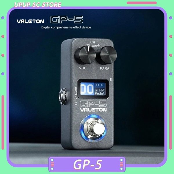 画像1: Valeton GP-5 エレキギター統合エフェクトデバイスプロセッサ/NAM&IRローダーサードパーティ製エンクロージャIRファイルのロードをサポート S22d9262890877 (1)