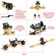 画像6: SCX24 強化アクスル CVDワイド5mm ステアリング52° S22d9278710018 (6)