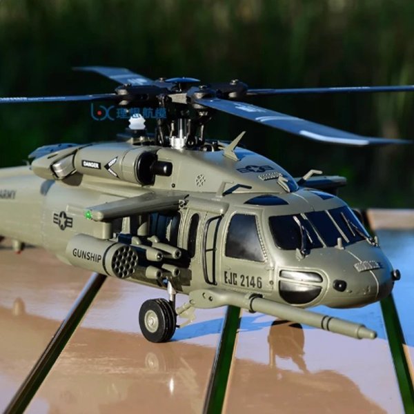 画像1: リモートコントロール航空機 ブラックホーク RC ヘリコプター Yxznrc F09V Uh60 ユーティリティ 6ch 6軸ジャイロ 3Dデュアルブラシレスモーター RTF RC S22d9294848245 (1)