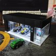 画像3: **64スケール ゲートガレージ LED照明 ディスプレイケース ミニカー コレクター** S22d9301776205 (3)