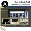 画像7: **64スケール ゲートガレージ LED照明 ディスプレイケース ミニカー コレクター** S22d9301776205 (7)