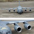 画像1: PNP Xfly C17輸送機 電動模型航空機 4-40mm強力エンジン搭載 頑丈設計 ホビー収集家向け S20d9304349094 (1)