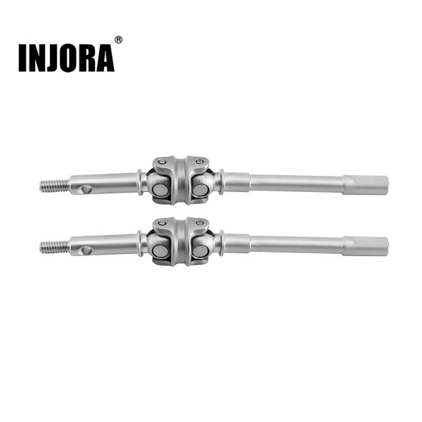 画像1: INJORA +4mm ダブルジョイントシャフト SCX24 ProSteer & Planet フロント アクスル用 S22d9346366599 (1)