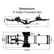 画像2: INJORA フロントマウントトランスミッション LCG カーボンファイバーシャーシキット 1/10 RCクローラー用 (INC-10F) S22d9357030095 (2)