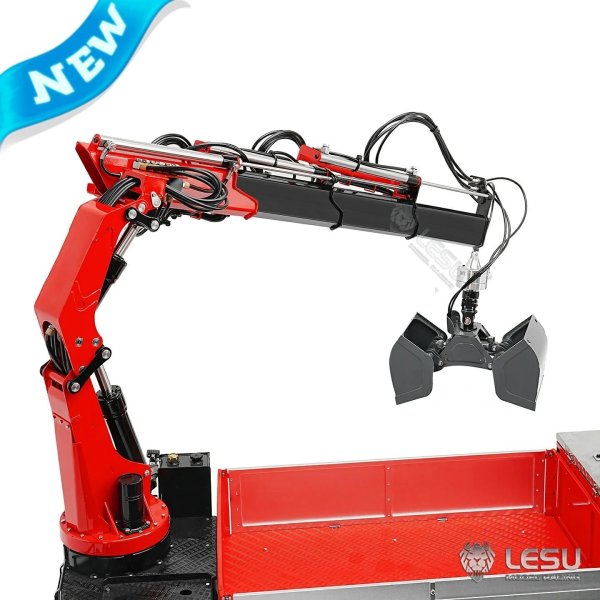 画像1: タミヤ  1/14 RC トラック 用クラムシェルグラブバケット 回転シェルバケット 1:14 RC トラクタートレーラー掘削機 LESU DIY パーツ S22d9365645932 (1)